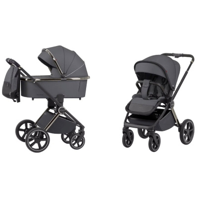 Коляска 2 В 1 Ultimo Cool Grey Chrome Carrello CRL-6511